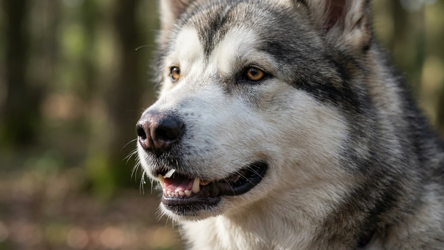 Veterinarian examining a dog's teeth during a dental checkup
